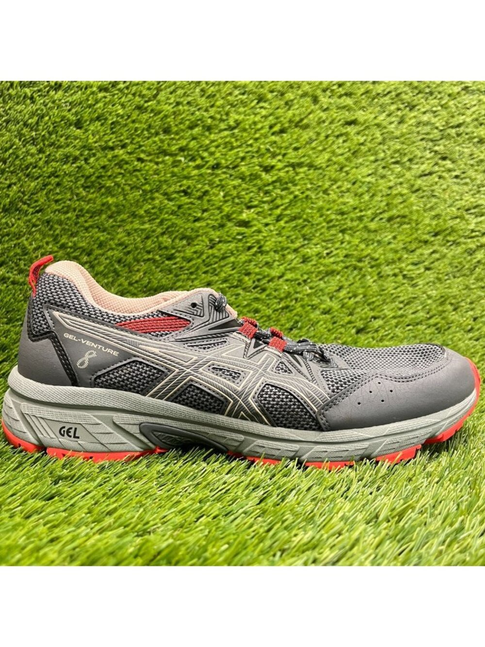 Asics Gel-Venture 8 Womens Size 10 Gray Pink Athletic Running Shoes Sneakers